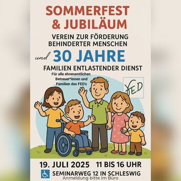 Sommerfest - 30 Jahre Familien entlastender Dienst (Fed)